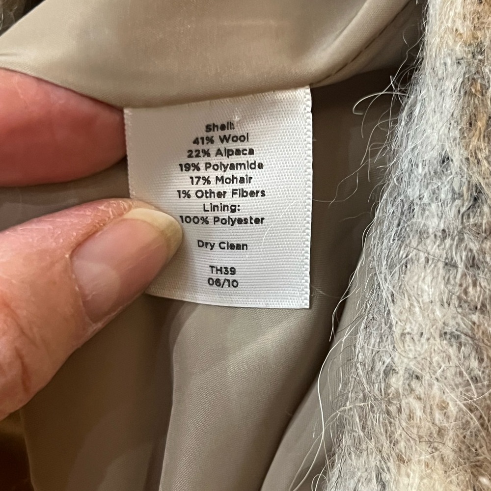 Talbots Alpaca Wool jacket size 4 - Picture 3 of 4